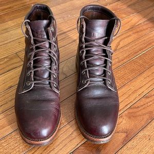 LL Bean 6” leather boots in Cordovan.